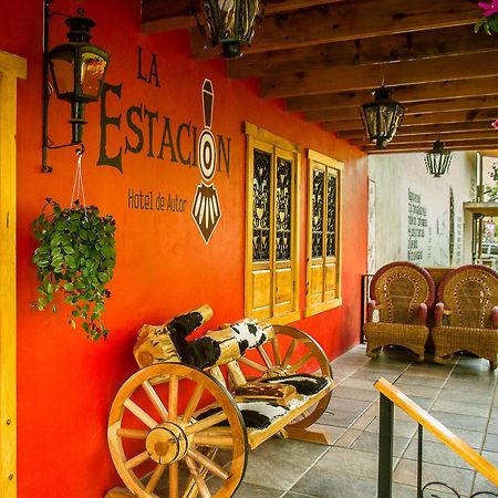 Hotel La Estacion Creel Bagian luar foto