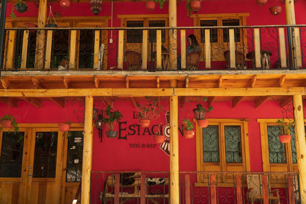 Hotel La Estacion Creel Bagian luar foto