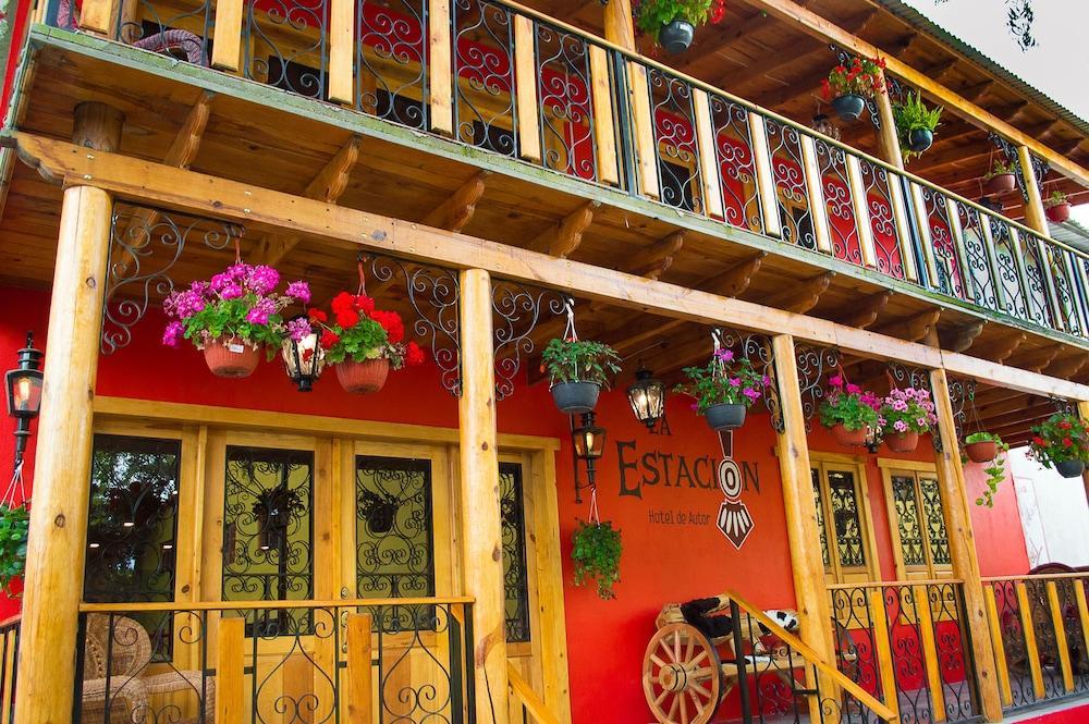Hotel La Estacion Creel Bagian luar foto