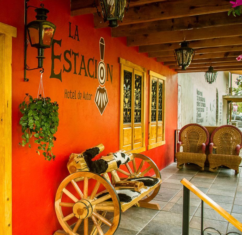 Hotel La Estacion Creel Bagian luar foto